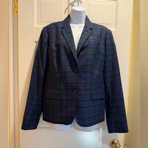 Vineyard Vines Black Watch Plaid Blazer size 16